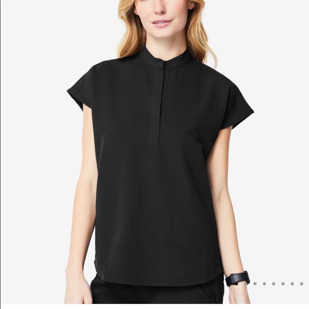 Figs black scrubs set Tall